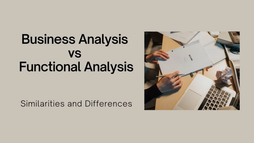 Functional and Business Analysis in Digital Projects and Products